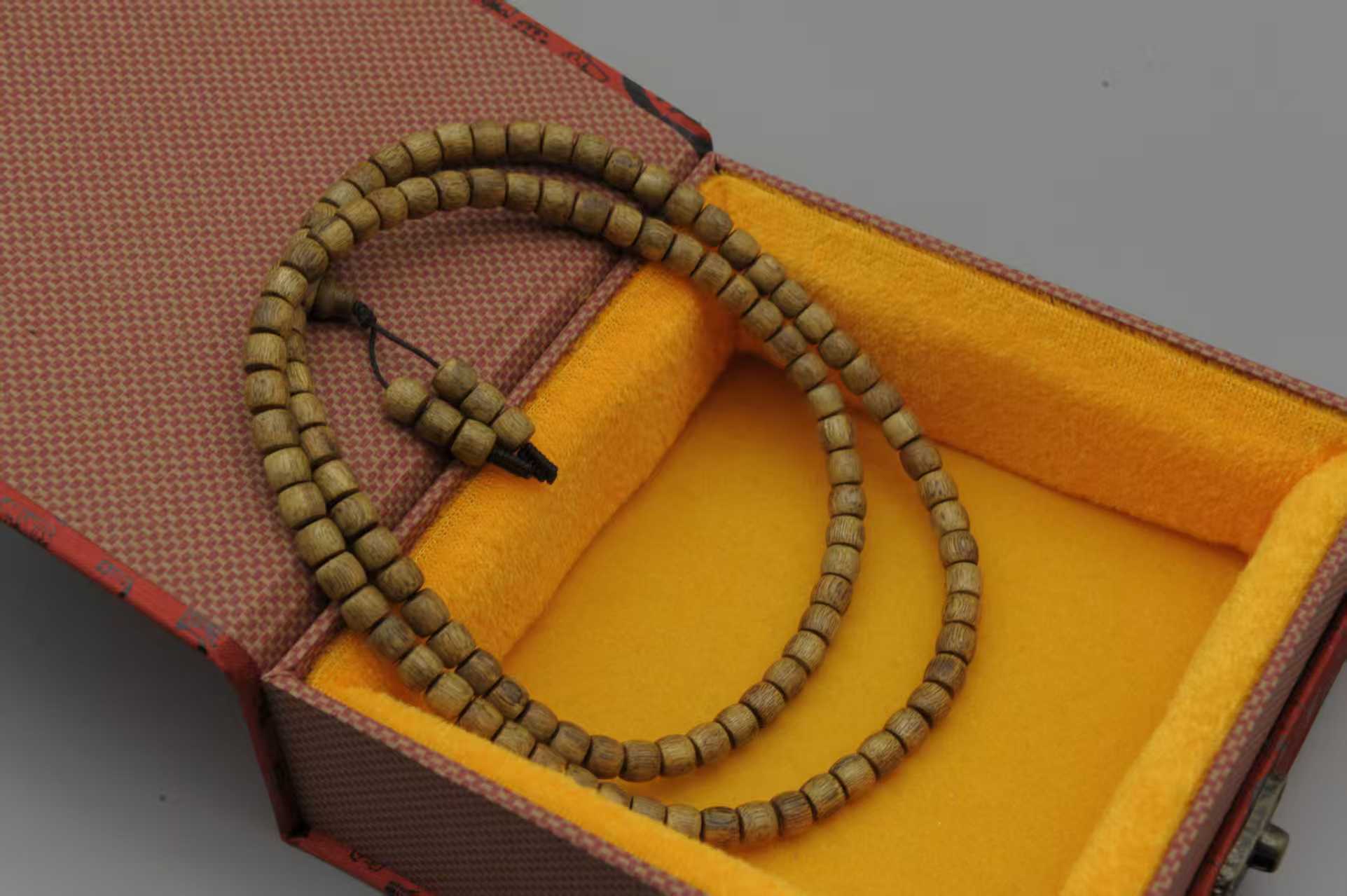 天然奇楠臻品《沉香手串108颗串珠》-嘉城艺术交易平台