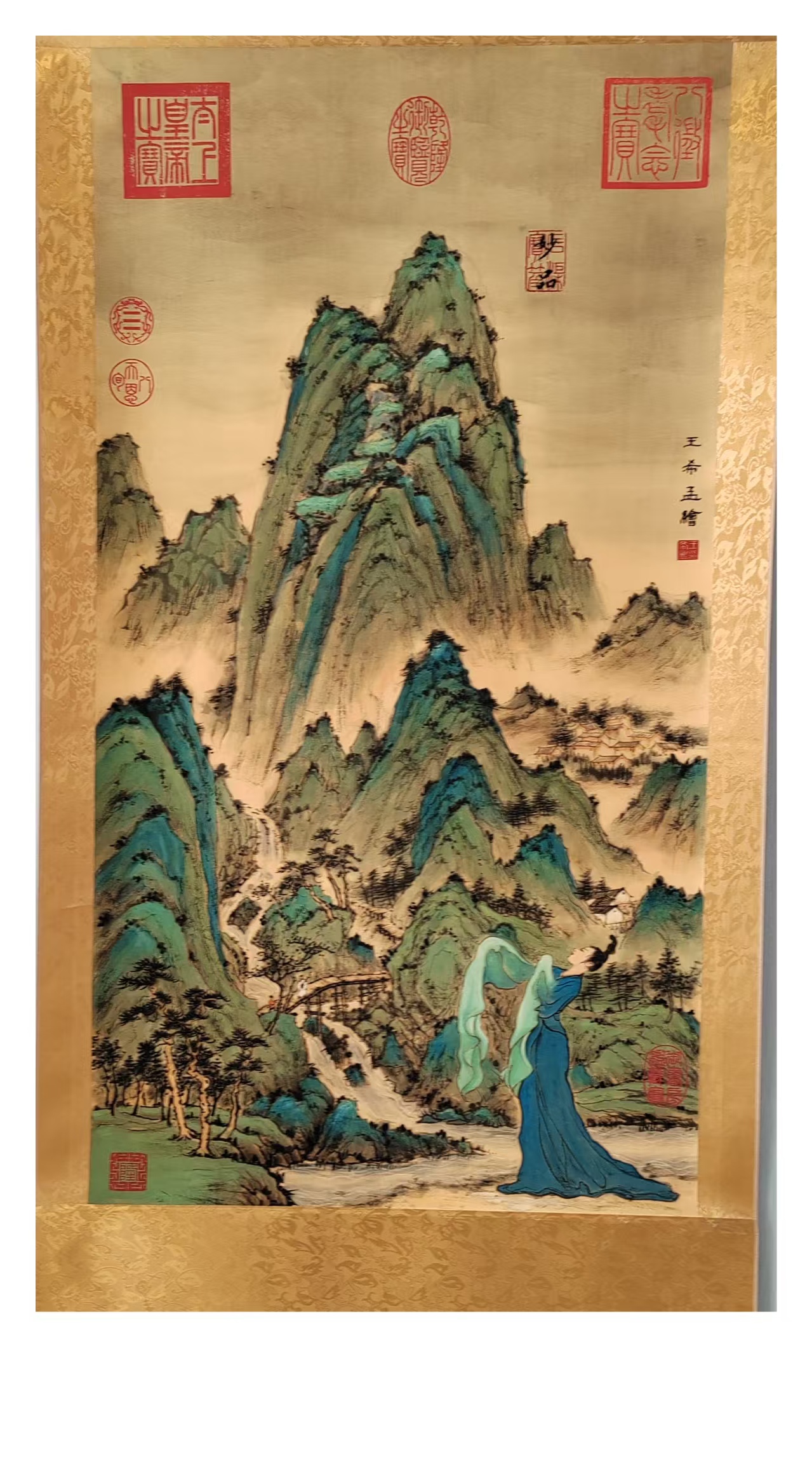 王希孟《千里江山图》-嘉城艺术交易平台