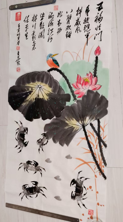 邹凤梅《荷花图》-嘉城艺术交易平台