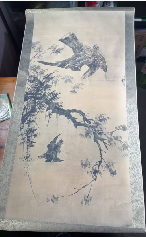 林良《双鹰图》-嘉城艺术交易平台