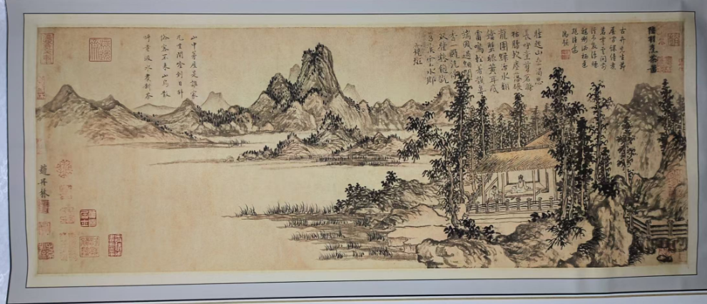 赵原《陆羽烹茶图》-嘉城艺术交易平台