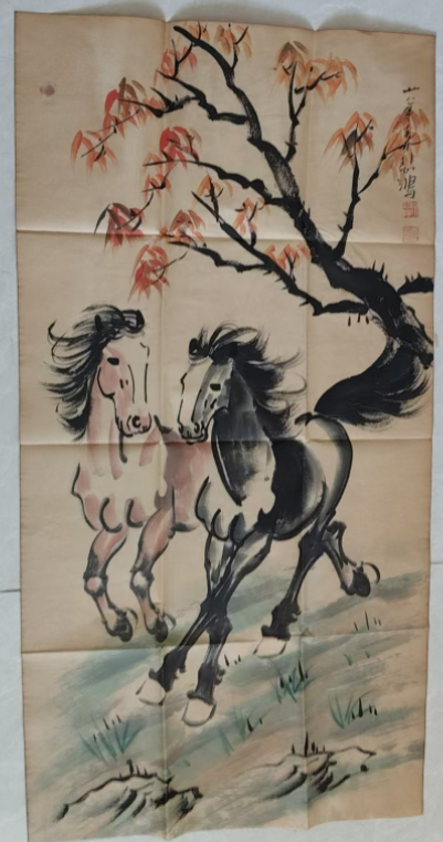 徐悲鸿《骏马图》-嘉城艺术交易平台