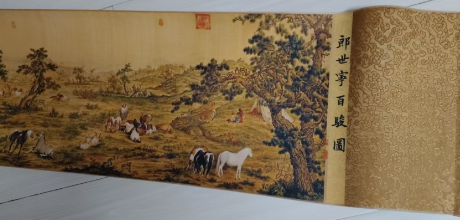郎世宁《百骏图》-嘉城艺术交易平台