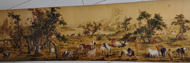 郎世宁《百骏图》