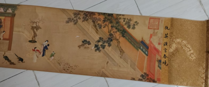 仇英《汉宫春晓图》-嘉城艺术交易平台