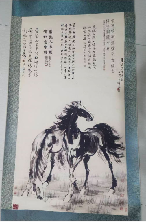 徐悲鸿《骏马图》-嘉城艺术交易平台