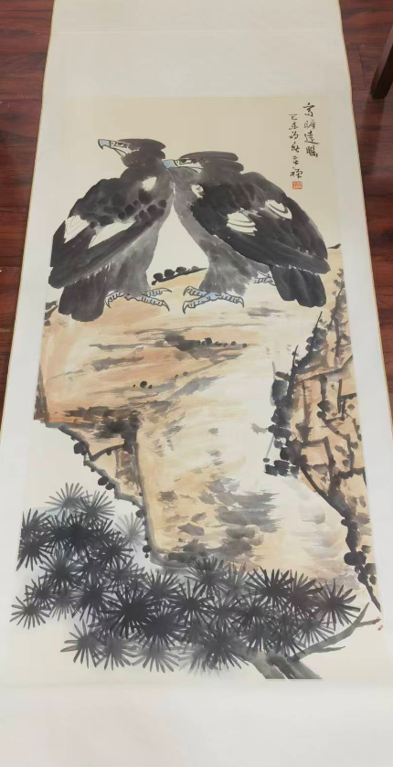 李苦禅《高瞻远瞩》-嘉城艺术交易平台