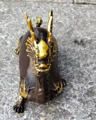 铜鎏金《龙龟》-嘉城艺术交易平台