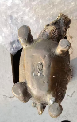 铜鎏金《龙龟》