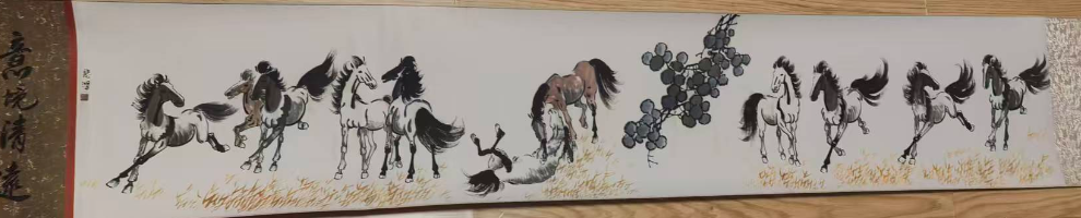 徐悲鸿《骏马图》*2