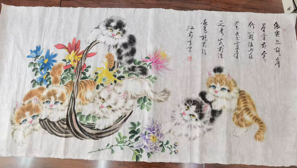 孙菊生《猫》-嘉城艺术交易平台