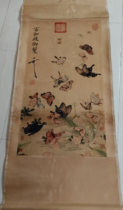 宋徽宗（赵佶）《百蝶图》-嘉城艺术交易平台