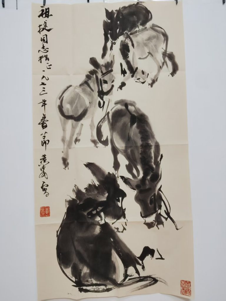 图片[1]-黄胄《驴》-嘉城艺术交易平台