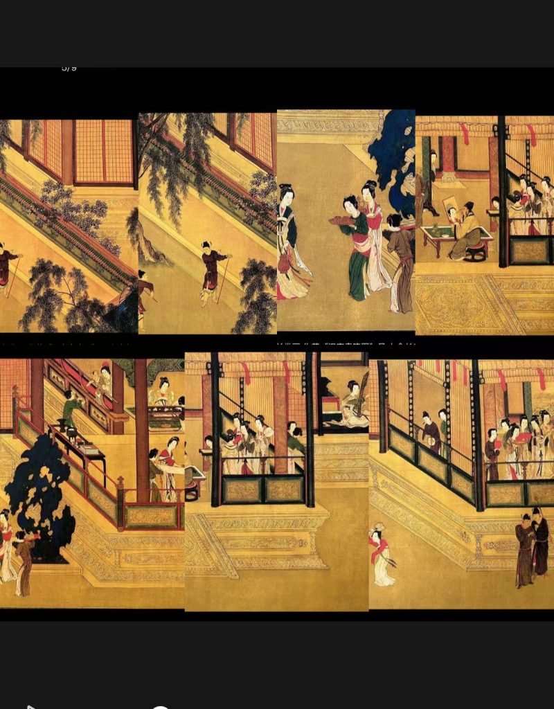 图片[1]-仇英《汉宫春晓》-嘉城艺术交易平台