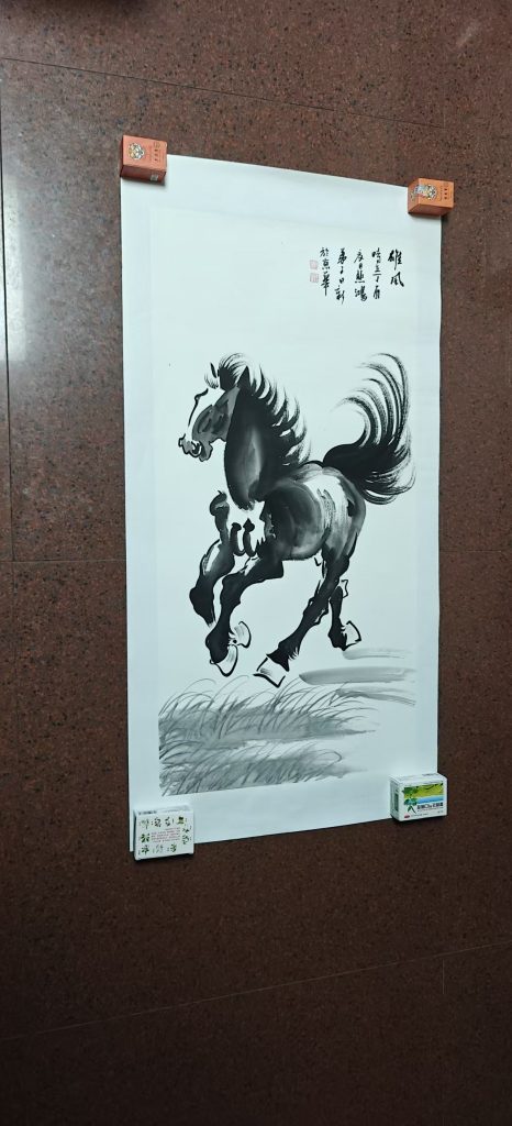 图片[1]-陈日新《雄风》-嘉城艺术交易平台