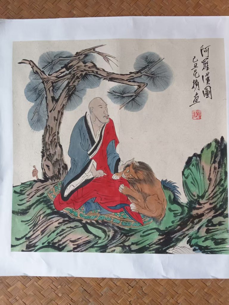 图片[1]-范扬《阿罗汉图》-嘉城艺术交易平台