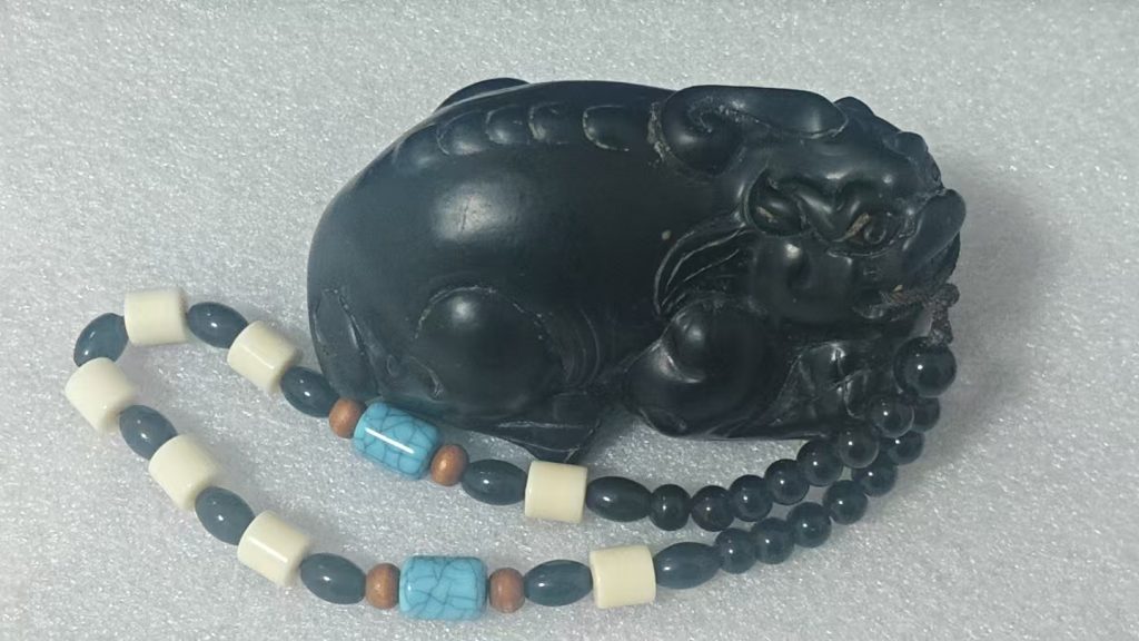 图片[1]-和田墨玉《招财瑞兽》-嘉城艺术交易平台