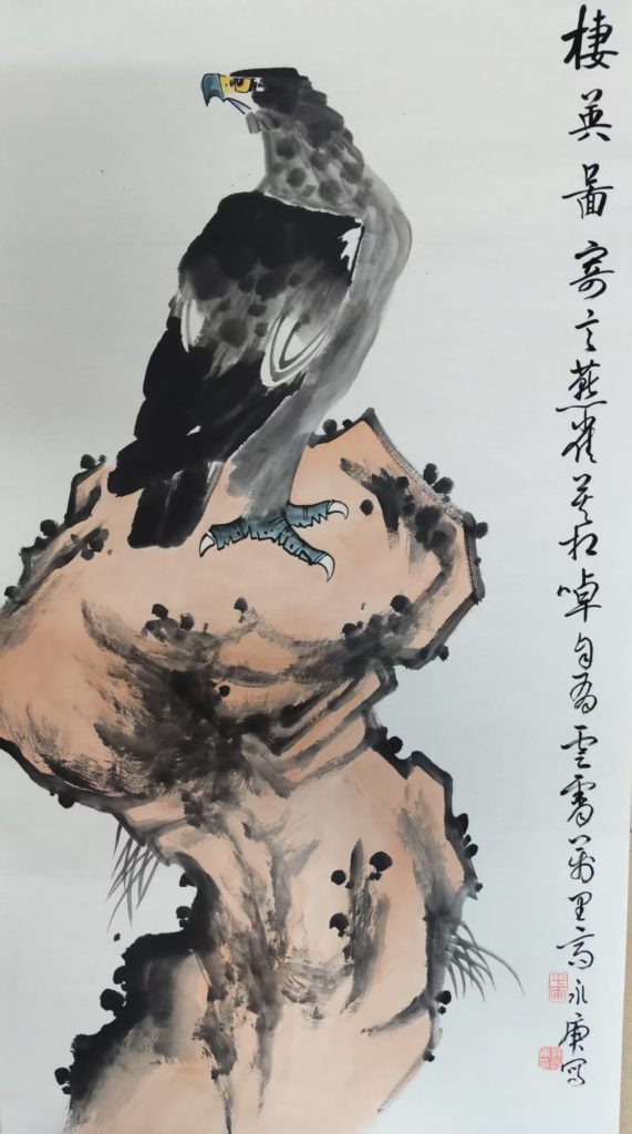 图片[1]-戴永庚《雄鹰》-嘉城艺术交易平台