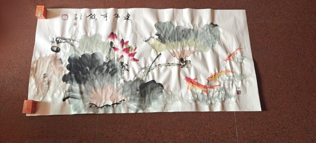 图片[1]-张静《连年有余》-嘉城艺术交易平台