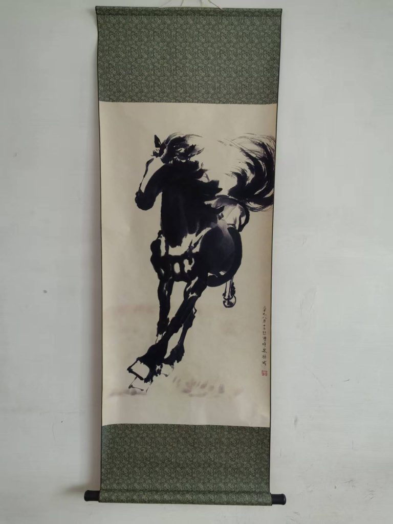 图片[1]-徐悲鸿《骏马图》-嘉城艺术交易平台