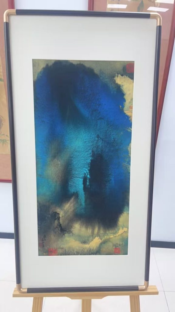 图片[1]-张大千《碧峰古寺》-嘉城艺术交易平台