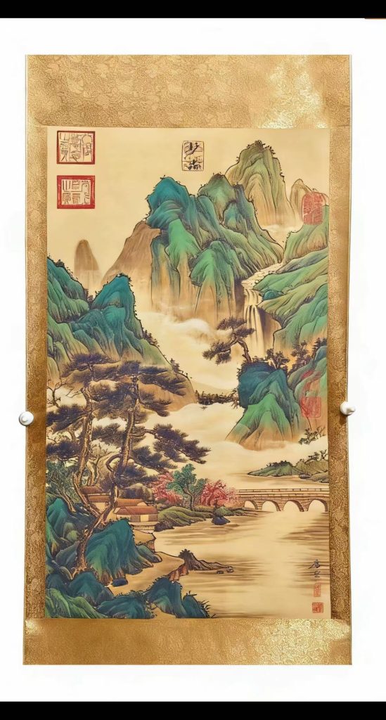 图片[1]-唐寅《山水图》-嘉城艺术交易平台