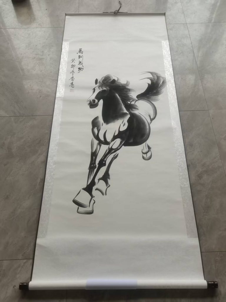 图片[1]-方秀亮《马到成功》-嘉城艺术交易平台