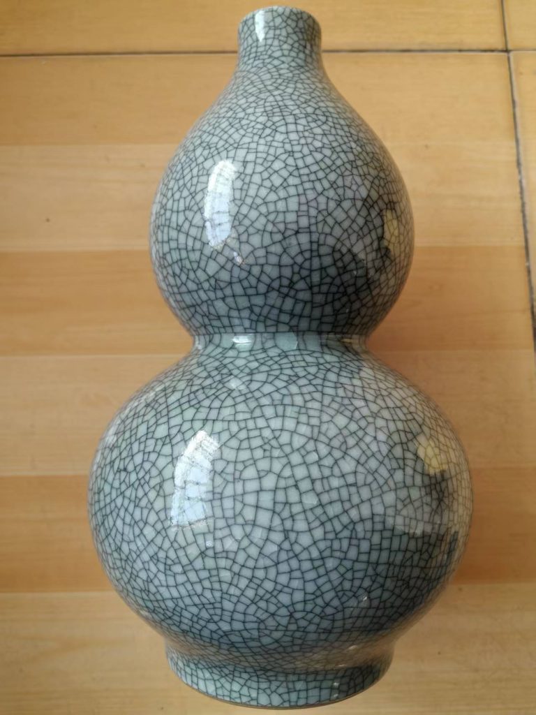 图片[1]-官窑《冰裂纹葫芦瓶》-嘉城艺术交易平台