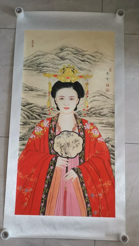 图片[1]-崔景哲《中国红-人物图》-嘉城艺术交易平台