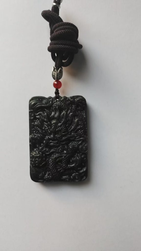 图片[1]-和田玉《龙牌》-嘉城艺术交易平台