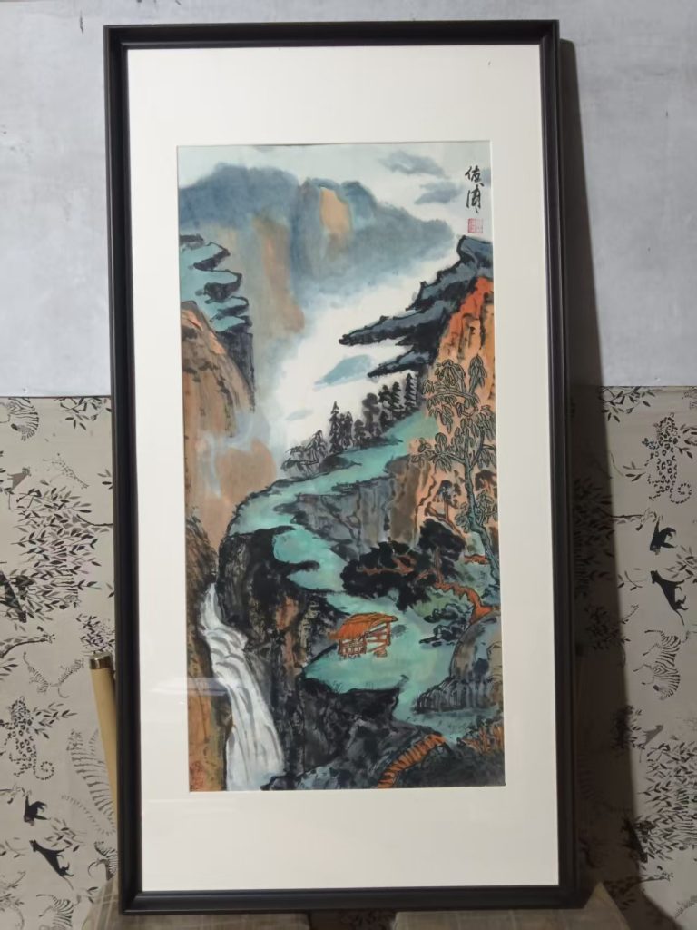 图片[1]-董佑浦《山水图》-嘉城艺术交易平台