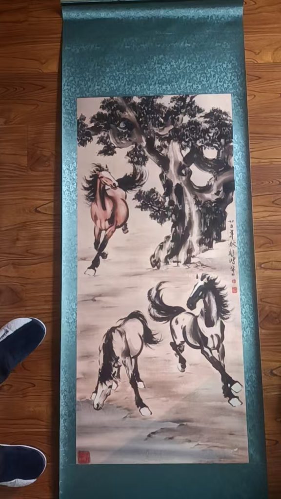 图片[1]-徐悲鸿《奔马图》-嘉城艺术交易平台