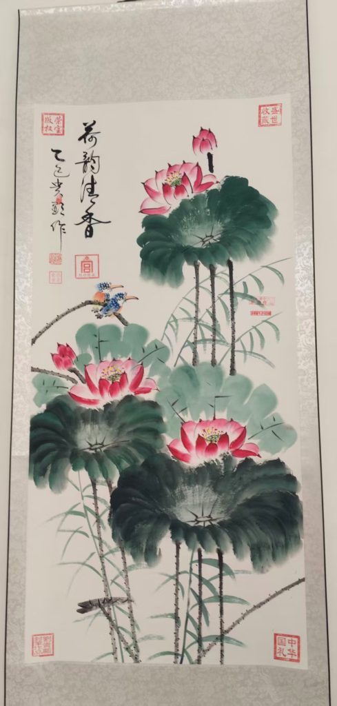 图片[1]-刘贵显《荷韵清香》-嘉城艺术交易平台