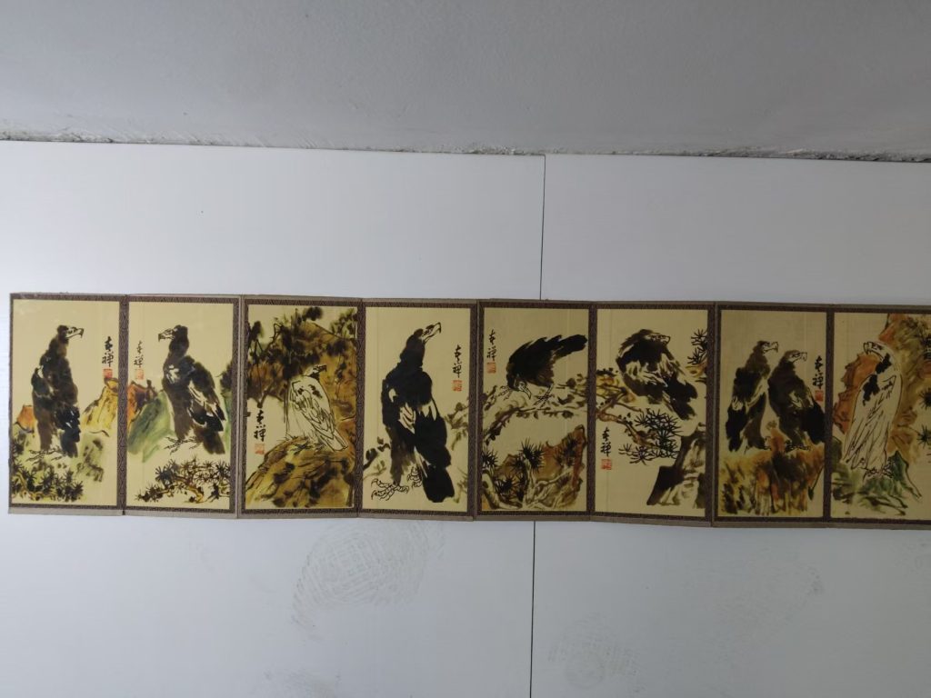 图片[1]-李苦禅《雄鹰图合集》-嘉城艺术交易平台