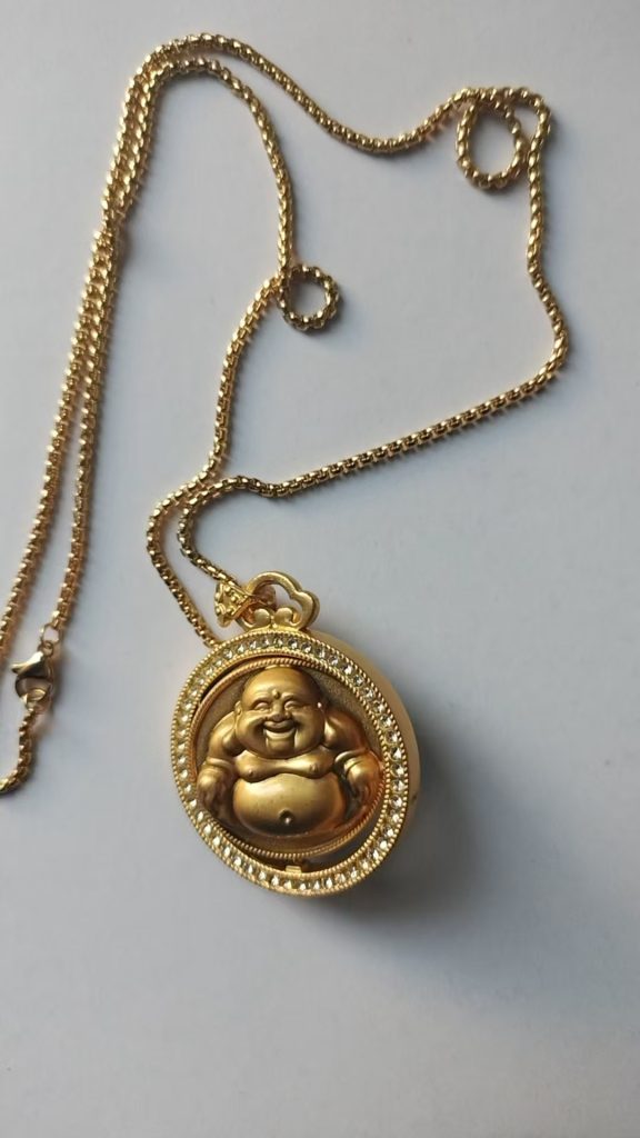 图片[1]-弥勒佛项链吊坠-嘉城艺术交易平台