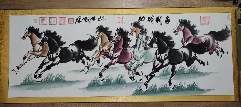 图片[1]-汪保国《马到成功》-嘉城艺术交易平台