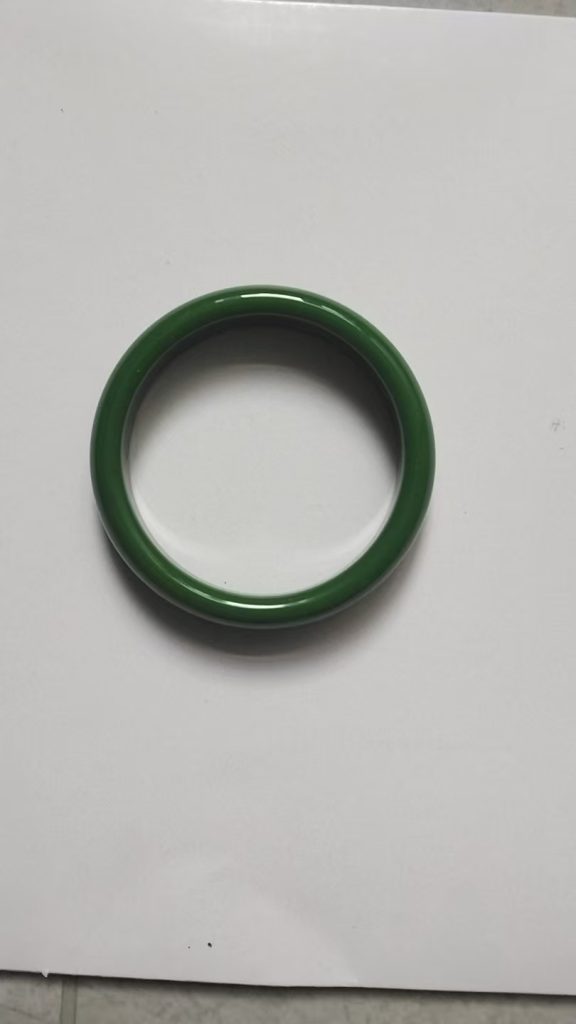 图片[1]-和田玉碧玉（俄料）《手镯》-嘉城艺术交易平台