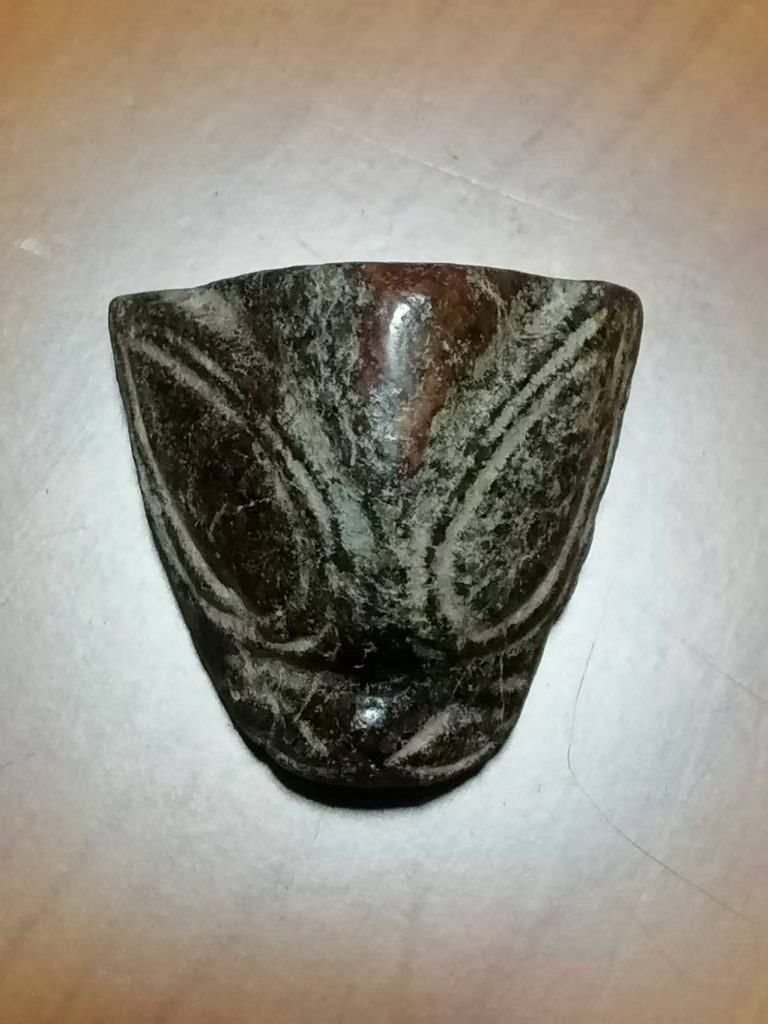 图片[1]-高古玉《玉质兽首面具》-嘉城艺术交易平台