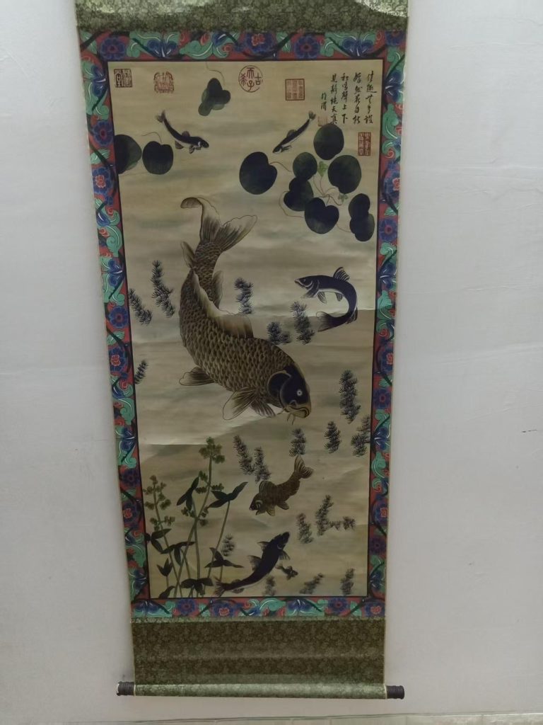 图片[1]-徐渭《连年有余》-嘉城艺术交易平台