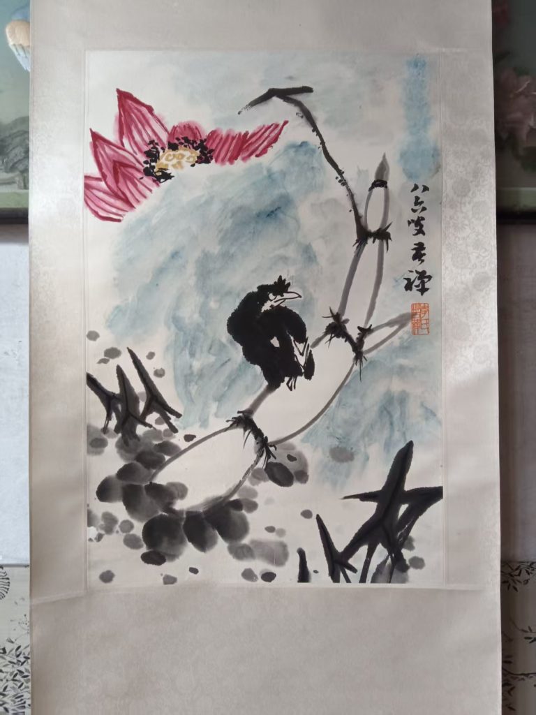 图片[1]-李苦禅《花鸟图》-嘉城艺术交易平台