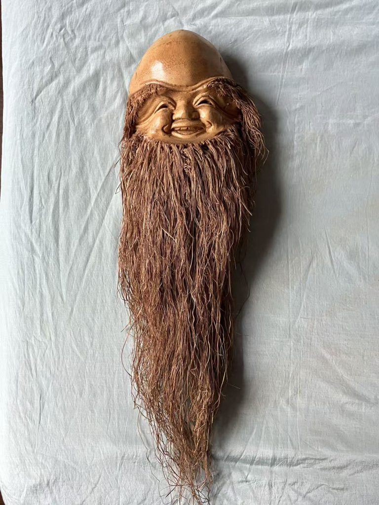 图片[1]-竹根雕《老寿星》-嘉城艺术交易平台