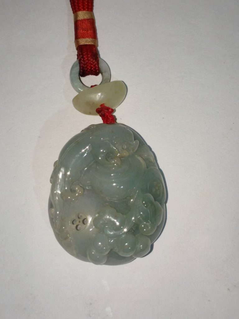 图片[1]-翡翠《貔貅手把件》-嘉城艺术交易平台