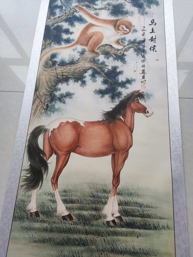 图片[1]-谭乐丹《马上封侯》-嘉城艺术交易平台