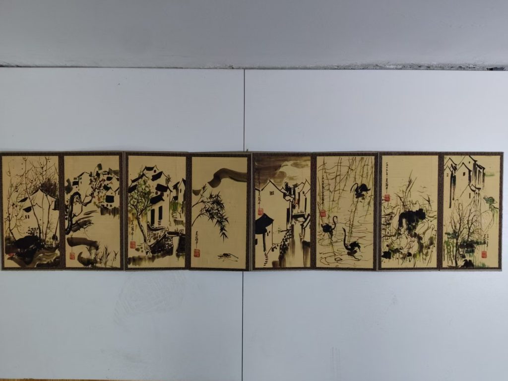 图片[1]-吴冠中《江南八景》-嘉城艺术交易平台