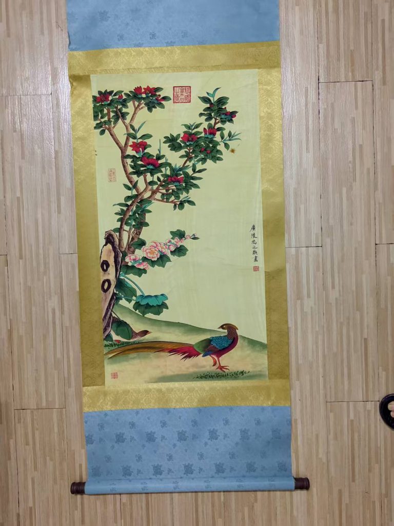 图片[1]-禹之鼎《花鸟图》-嘉城艺术交易平台