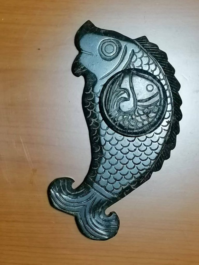 图片[1]-和田青玉《鱼》-嘉城艺术交易平台