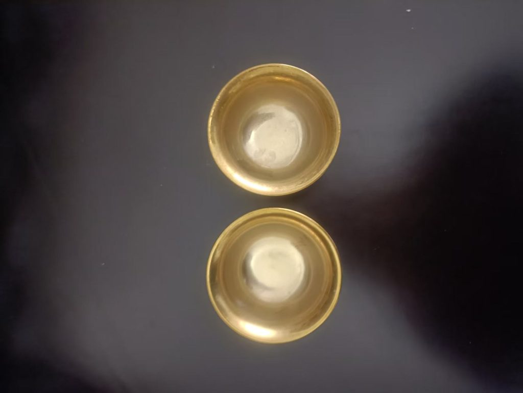 图片[1]-乾隆年制《景泰蓝金碗》一对-嘉城艺术交易平台