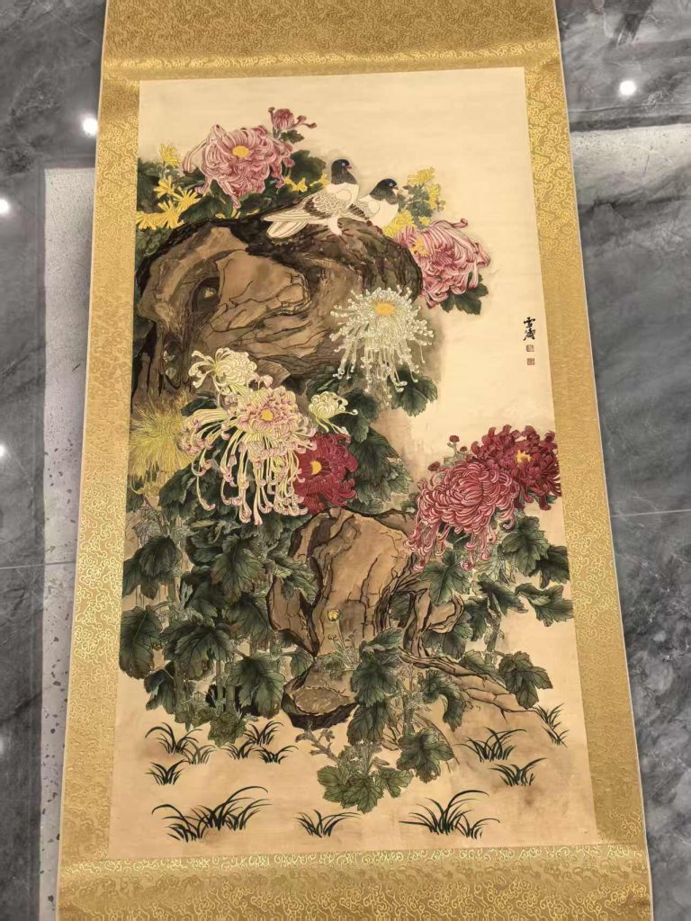 图片[1]-王雪涛《秋菊佳色》-嘉城艺术交易平台