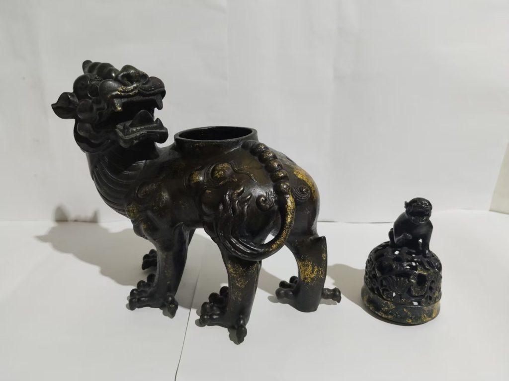 图片[2]-清《麒麟铜熏炉》-嘉城艺术交易平台