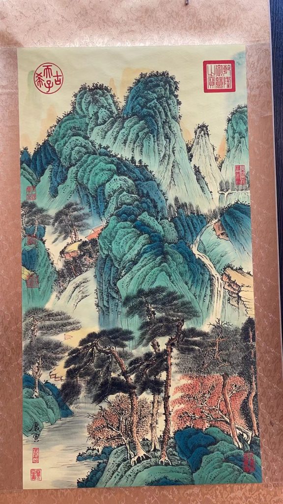 图片[1]-唐寅《云溪石壁》-嘉城艺术交易平台